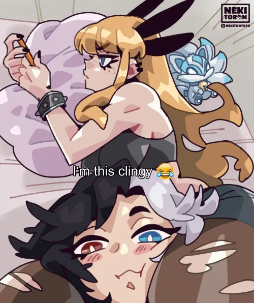 Clingy luna & Magik (nekitoototo) [Marvel]