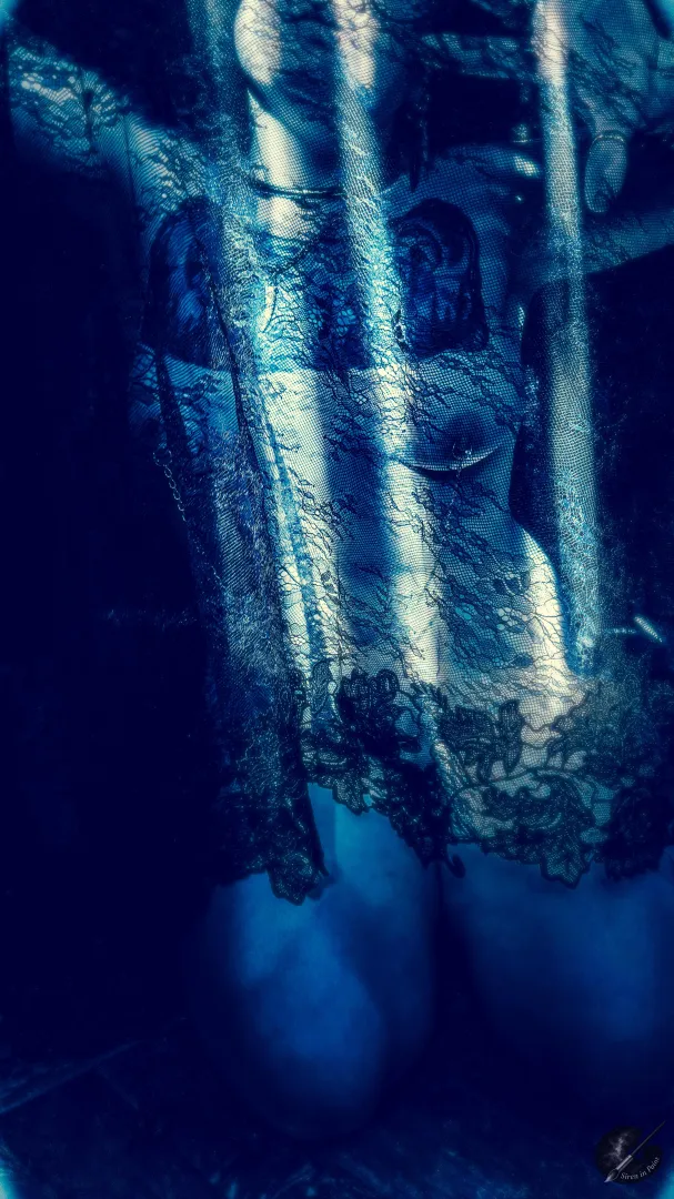 Clothed in light and lace…