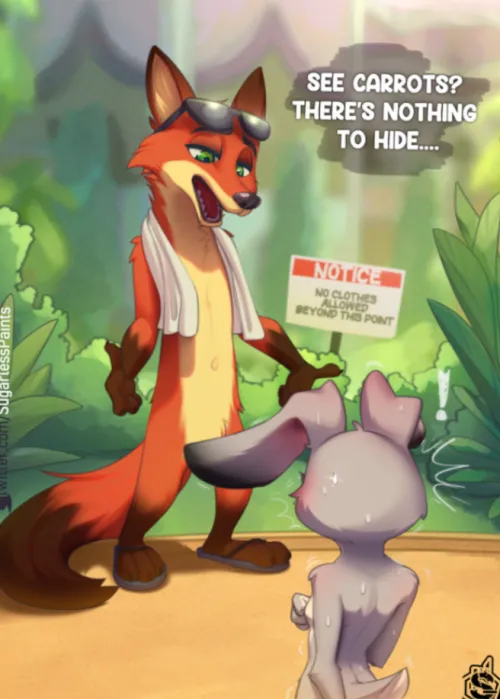 Clothes are unnecessary (SugarlessPaints)