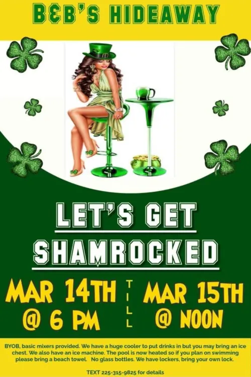 Club party tomorrow night crowley la area