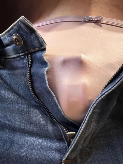 College Professor Wearing Pink Panties and Locked in Chastity