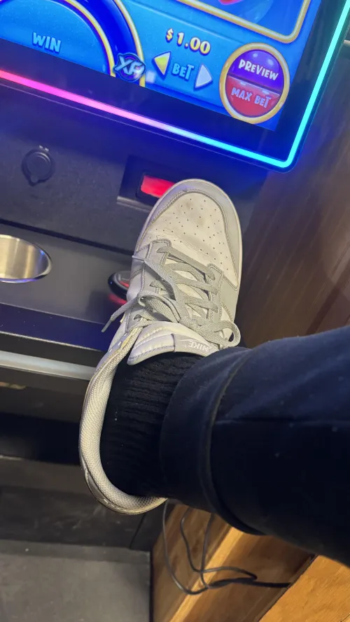 come take them off while I gamble your peasant money