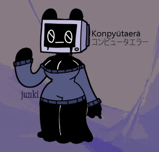 computer slime girl i made the other day