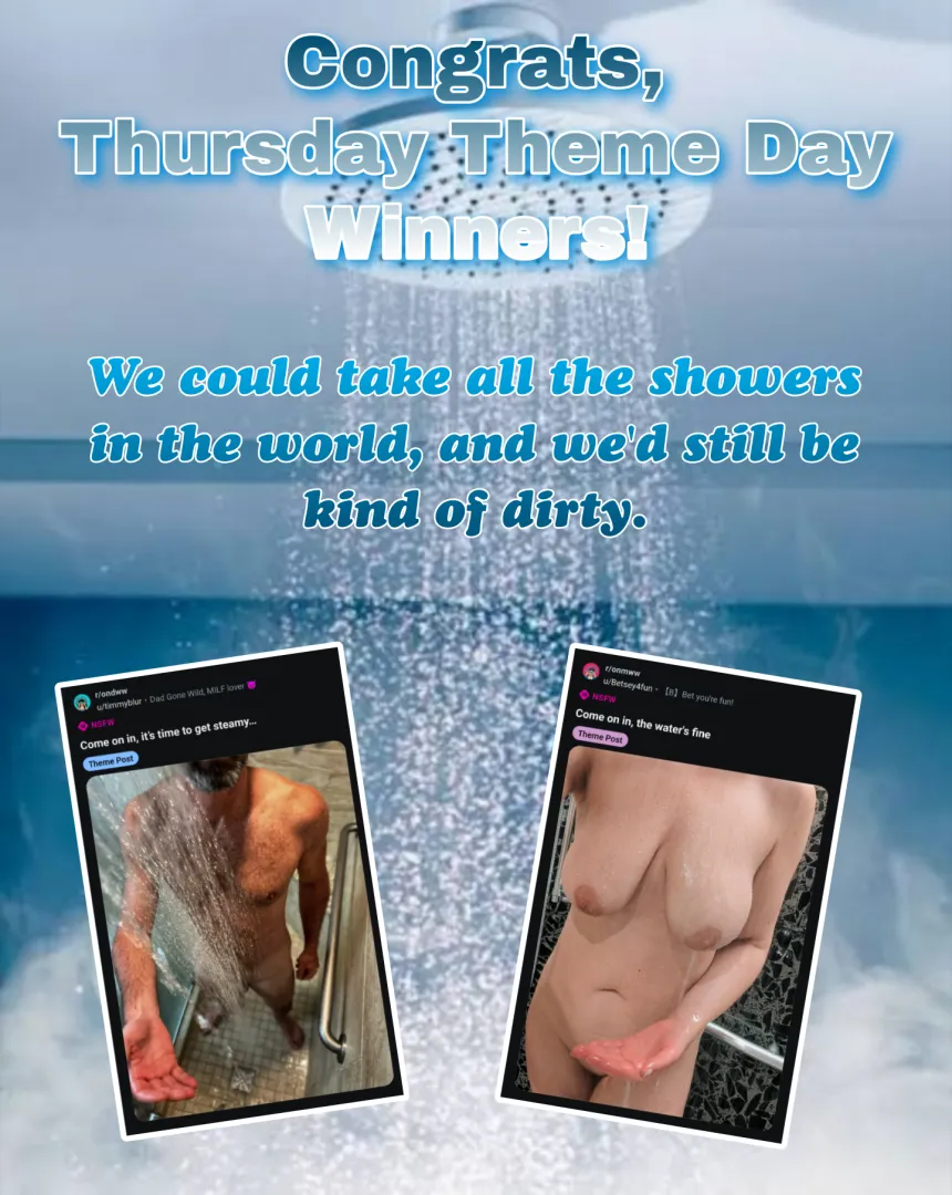 Congrats to u/timmyblur and u/Betsey4Fun, our Thursday Theme Winners!