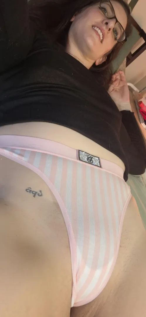 cotton panties really absorb all my scent