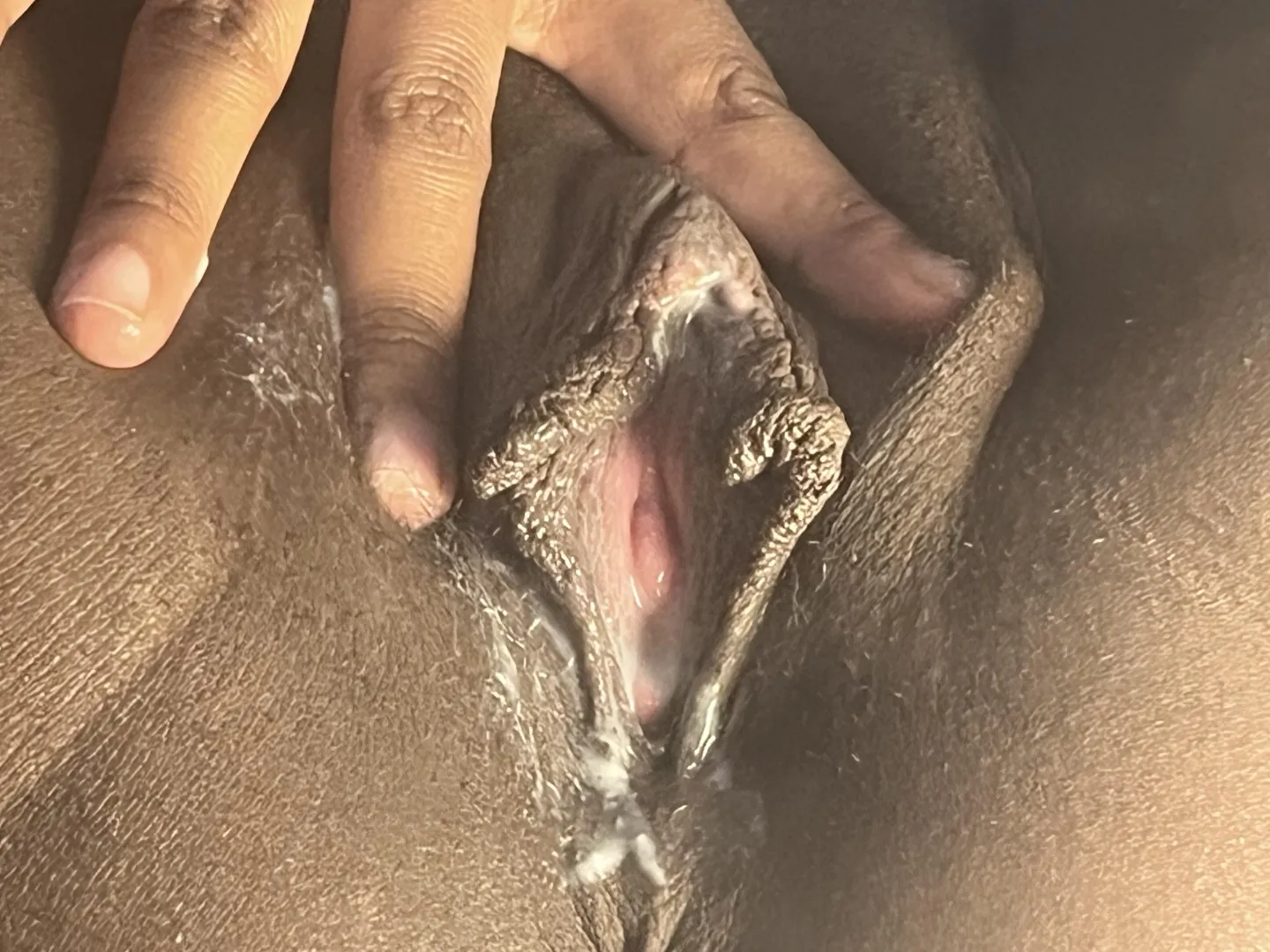 Could you clean up my pussy for me