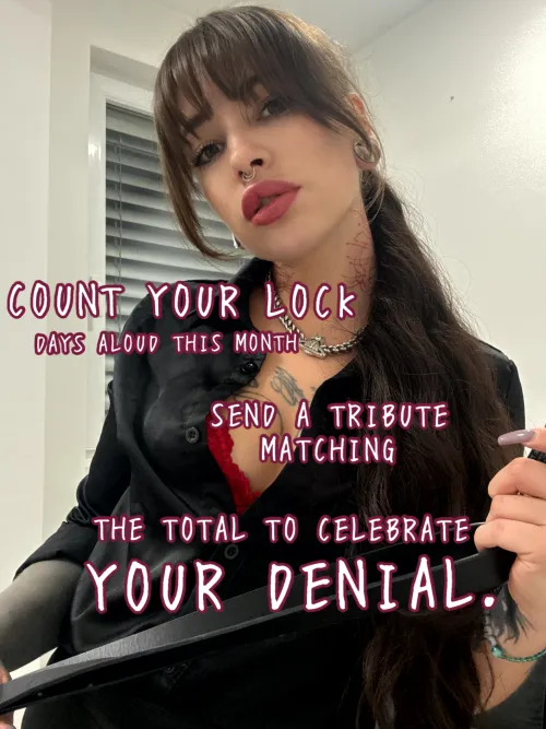 Count your lock days and pay to suffer!