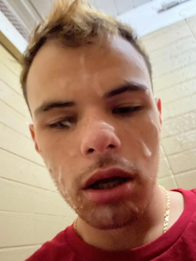 Covered in strangers cum