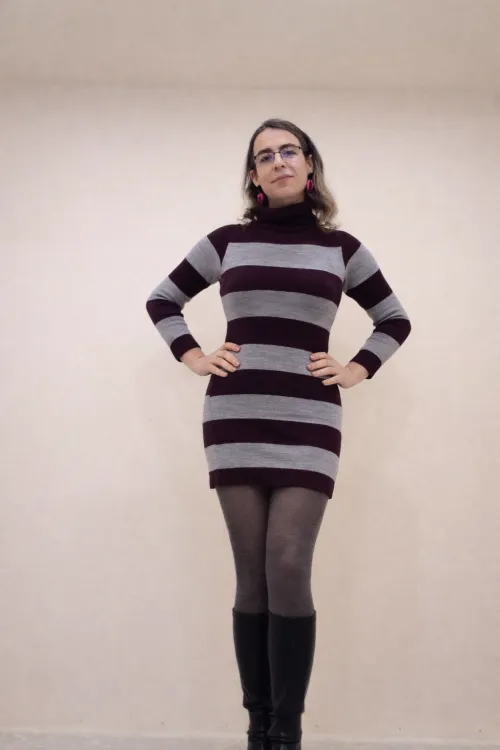 Cozy fit on a cold day