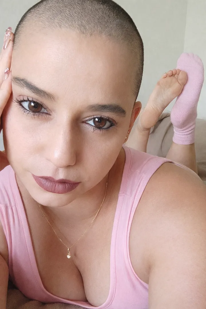 Crazy how My pink sock are enough to make you relapse.