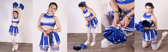 Cuffed cheerleader