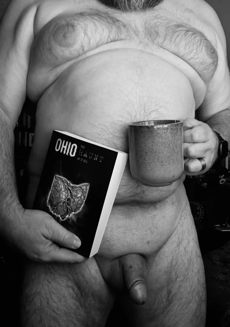 Cup of coffee, new book, keeping busy for awhile!