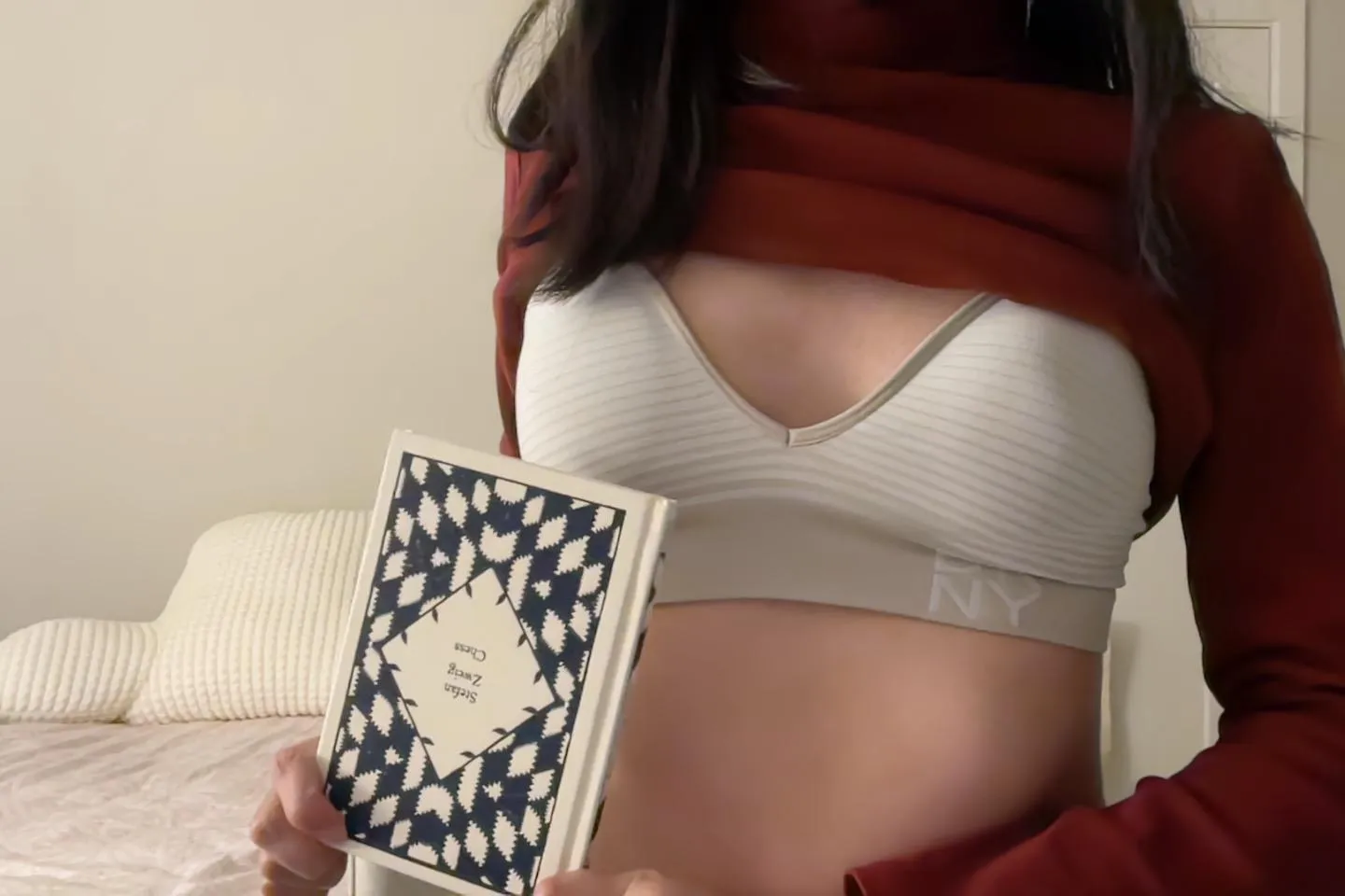 Currently traveling around. I always like bringing a novella to read