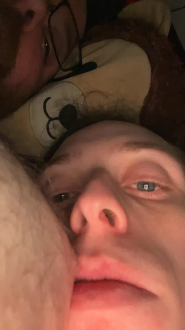 Cute boys love titties too!