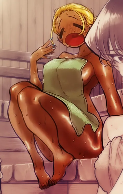 Cute Manbagi in Sauna (Tomohito Oda)