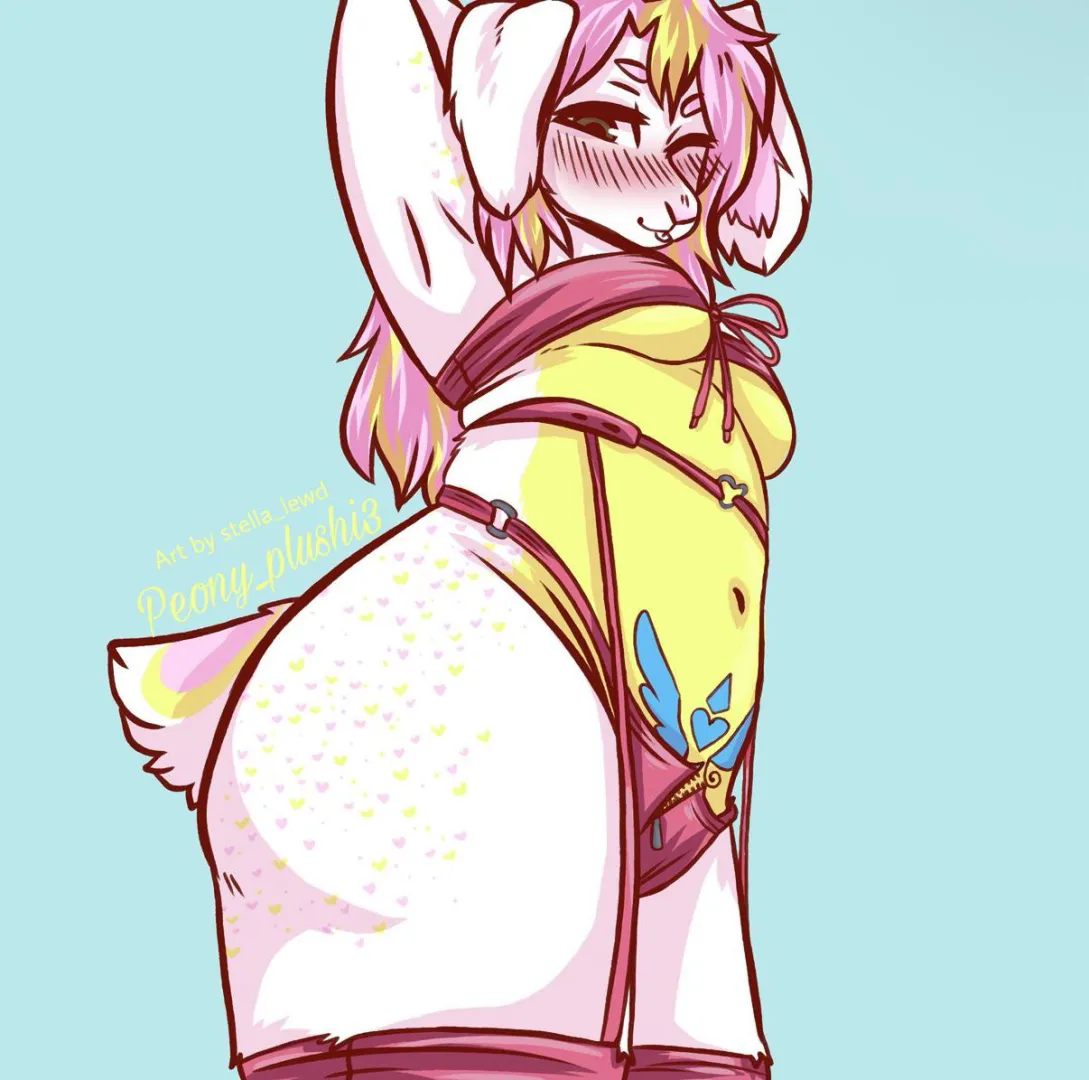 Cute new lingerie :3 [F] (art by stella_lewd of my oc)