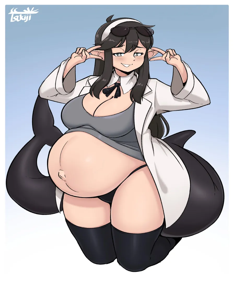 Cute Pregnant Shark Girl (Tsukijitums)