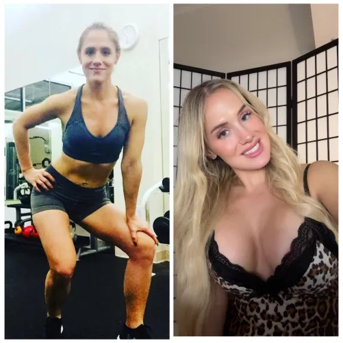 Cute then, hot now. More lip fillers next week and finally booked bigger implants and lipo 360/ab etching for the spring! Pumping up and snatching activated.