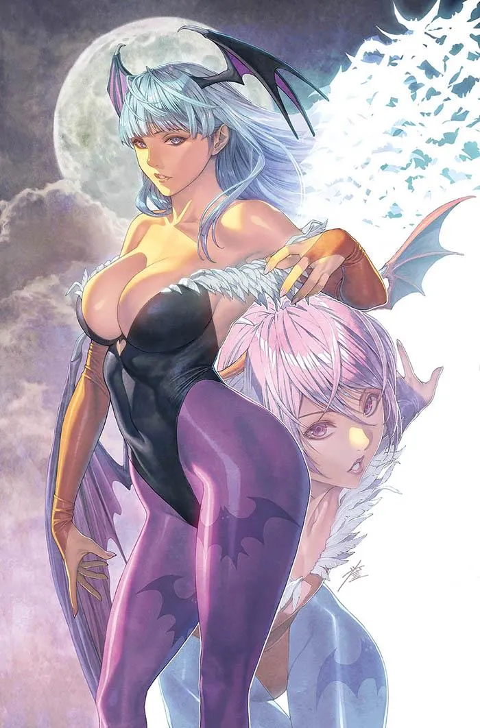 DARKSTALKERS x STREET FIGHTER: HUNTER KILLERS — Variant cover (Art by Homare)