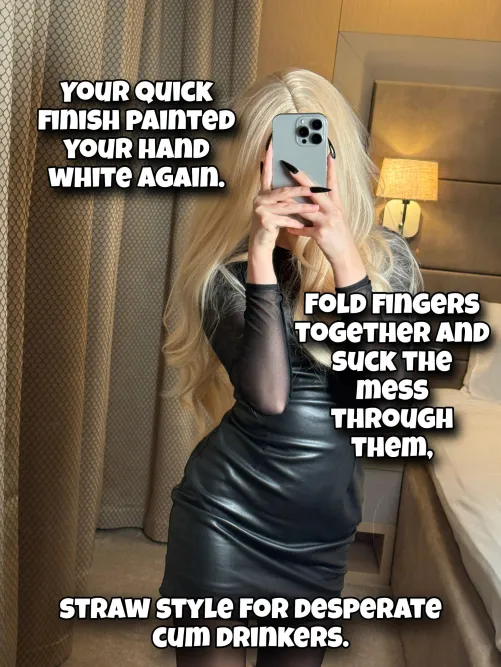 Desperate Cum Drinker: Straw Style