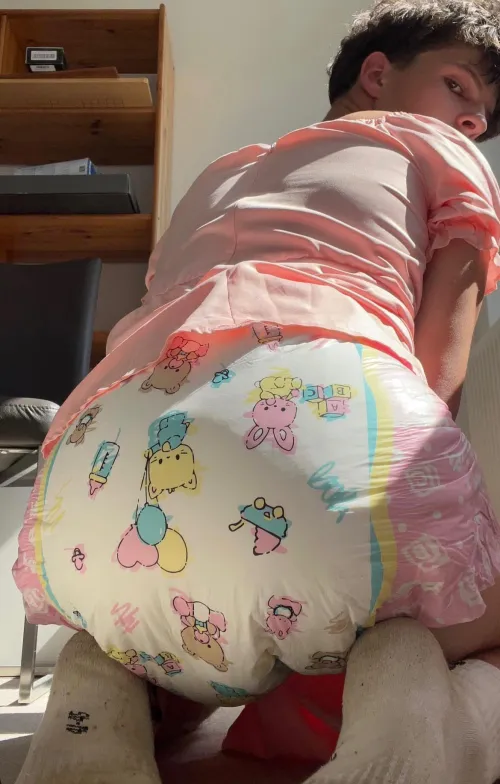 Diapered up like a good girl
