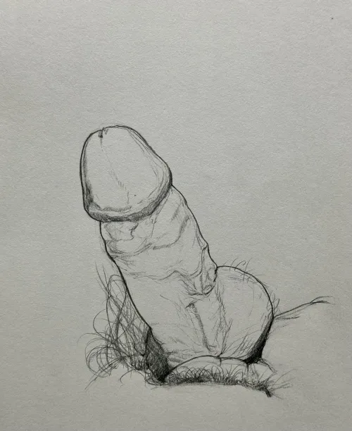 Dick pic - a sketch by me