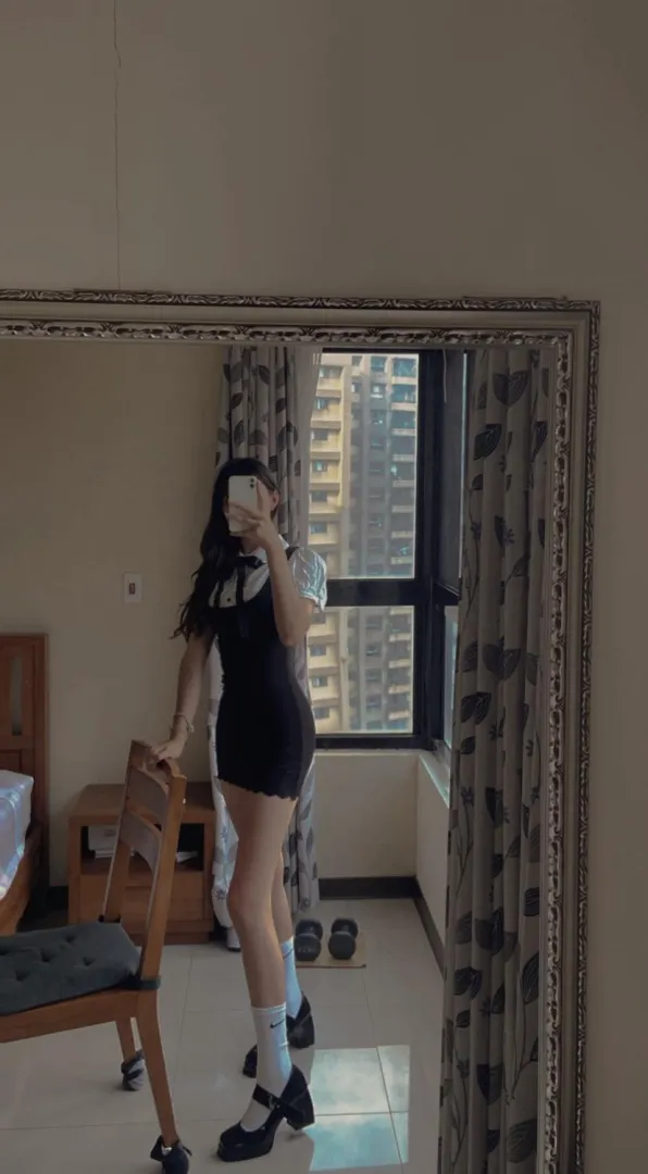 Did anyone order a leggy French maid?