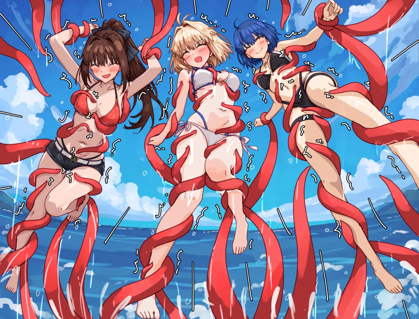 Did you know some tentacles can sense when a woumb is ovulating? Luckily for these tentacles, all 3 of them are!