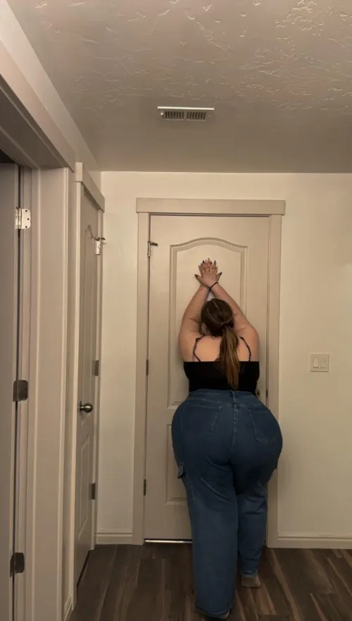 Do these jeans make me look okay? 