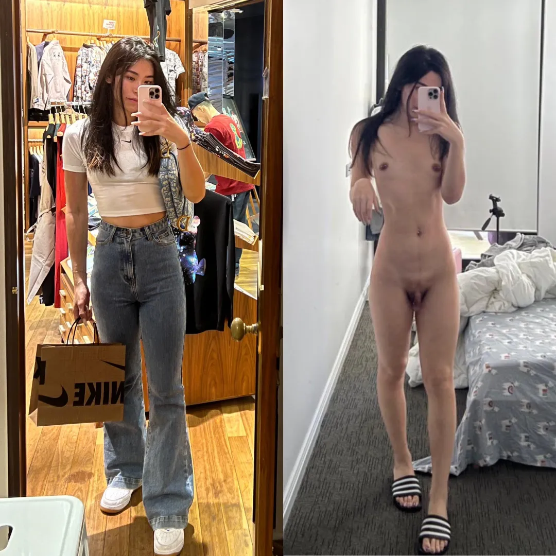 Do you expect a small dick under my jeans