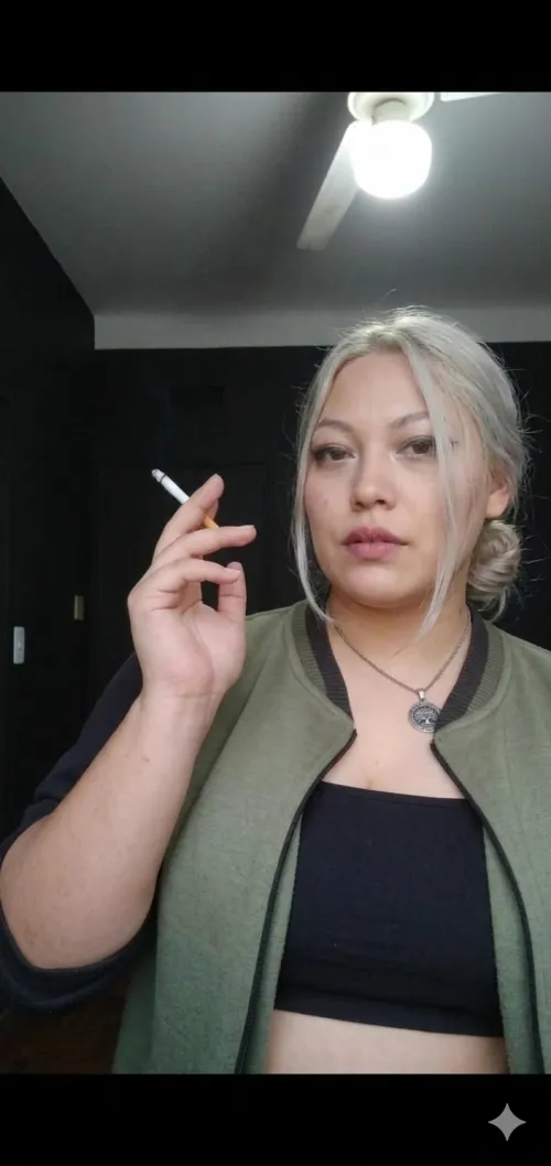 Do you like it when I look you in the eyes while I smoke?