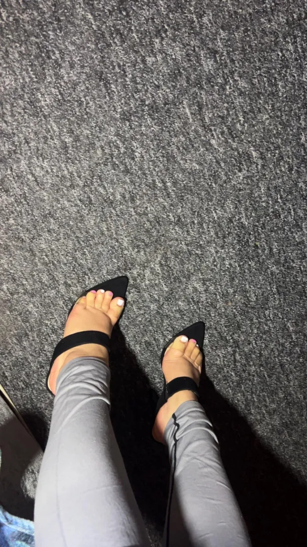 Do you like my pretty arched feets and see through heels?