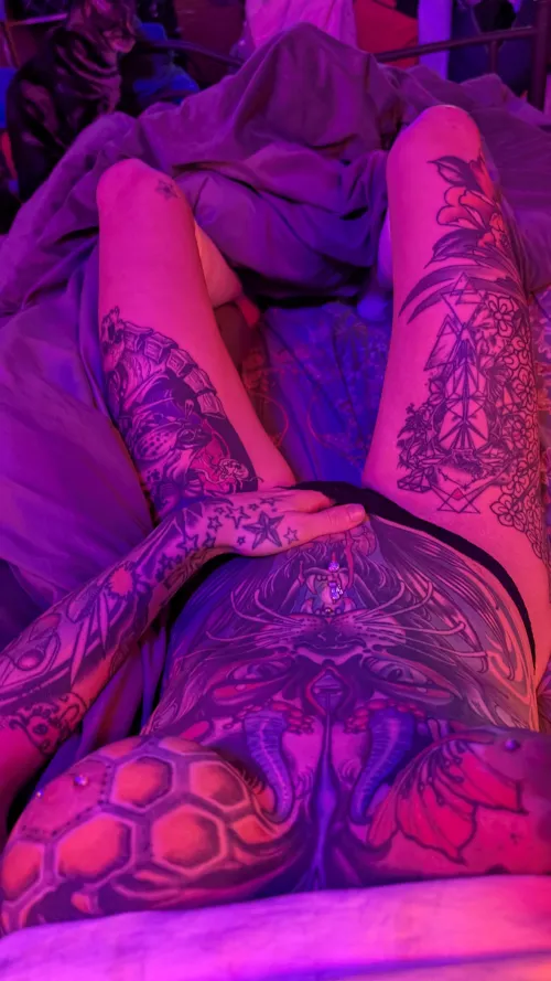 Do you like the way my tattoos look from this angle?