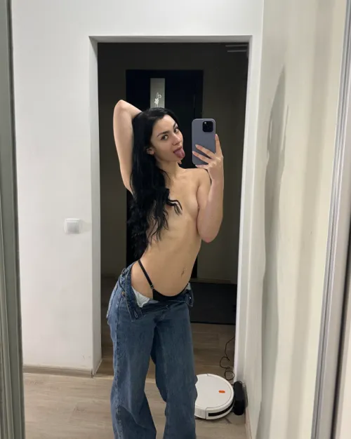 Do you want me to take off my jeans?