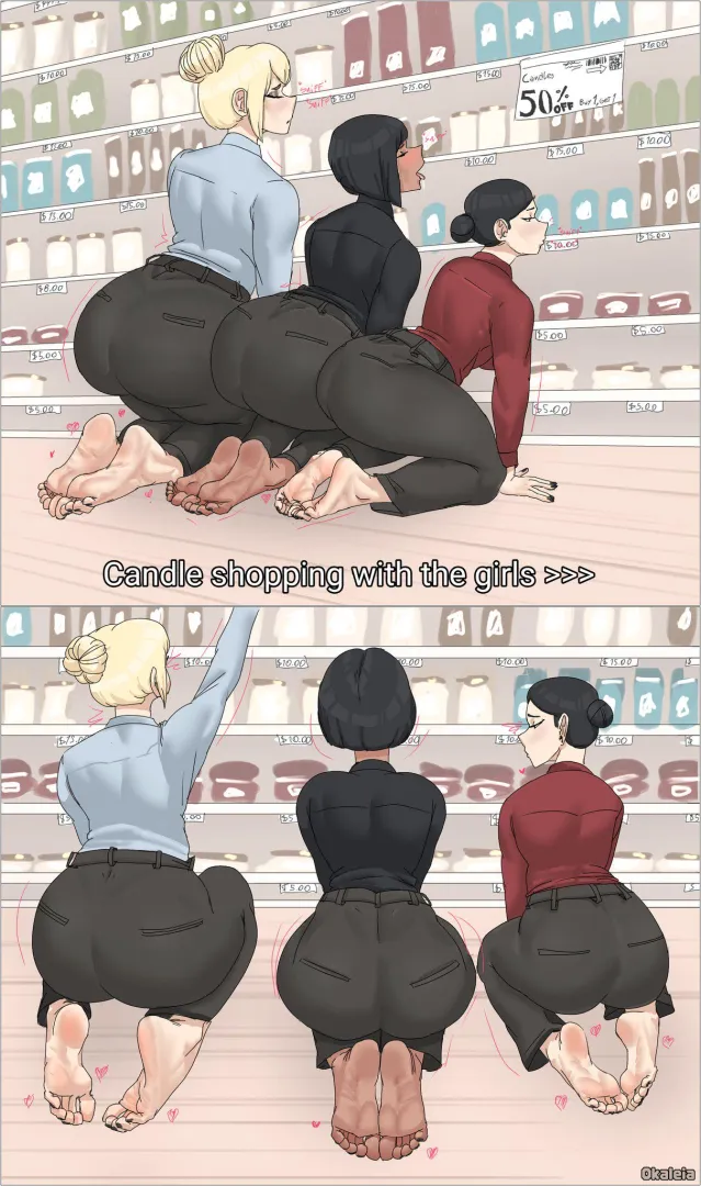 Does going out w the girl sniffing candles count as Scentai?  (@okaleia)