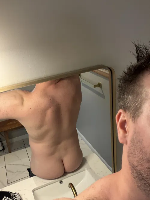 Doing extra squats ;)