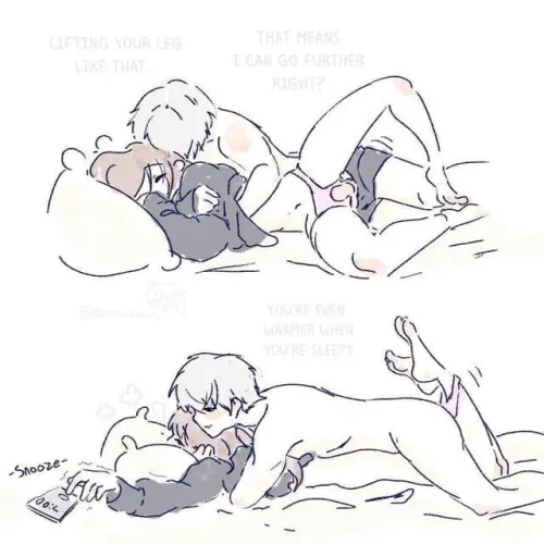 Doing it in the morning is so cozy, I always end up late for my lectures that way,,