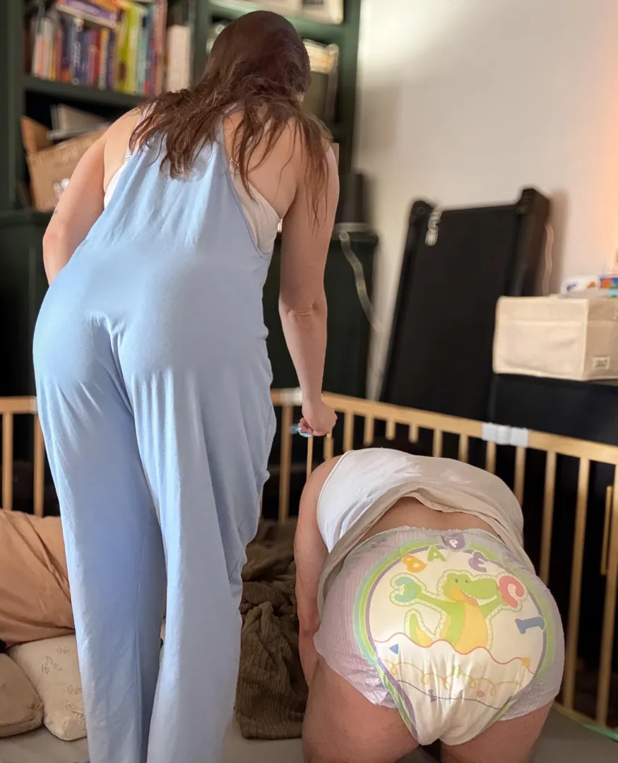 Don’t be sad baby boy… here’s your Paci! Mommy was only gone with her boyfriend for a little while .