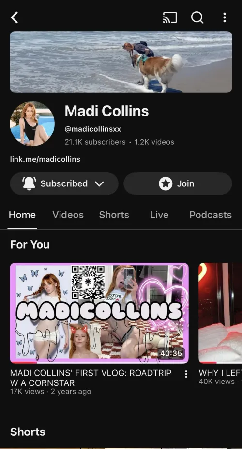 Don’t forget to check out Madi’s YouTube channel
