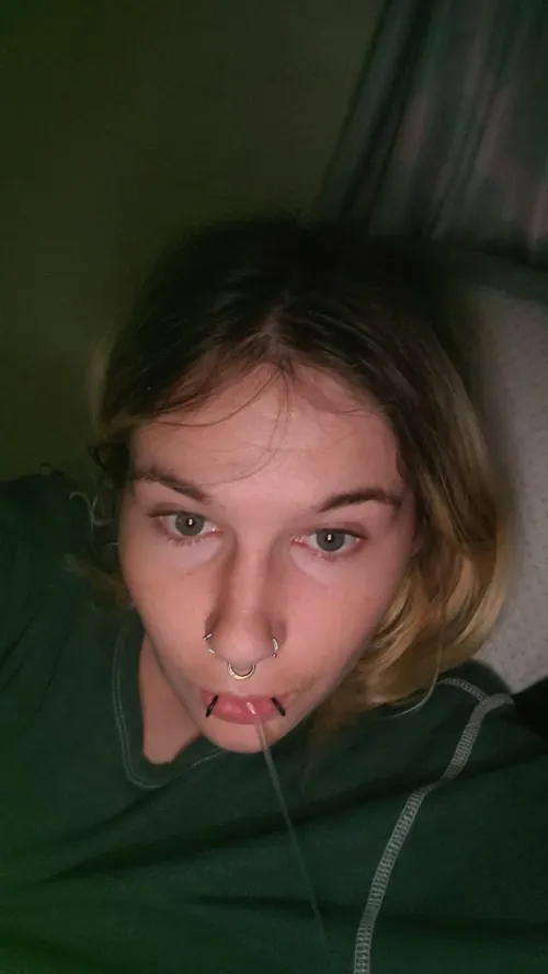 Don't let my drool go to waste baby