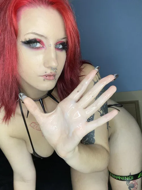 Don't stop until I feel that your tongue has licked everything clean