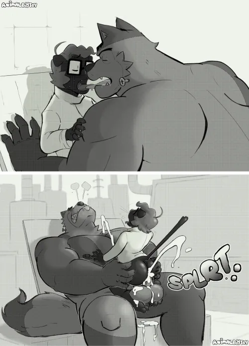 dr. wolfenstein and his creation (animalboytoy)