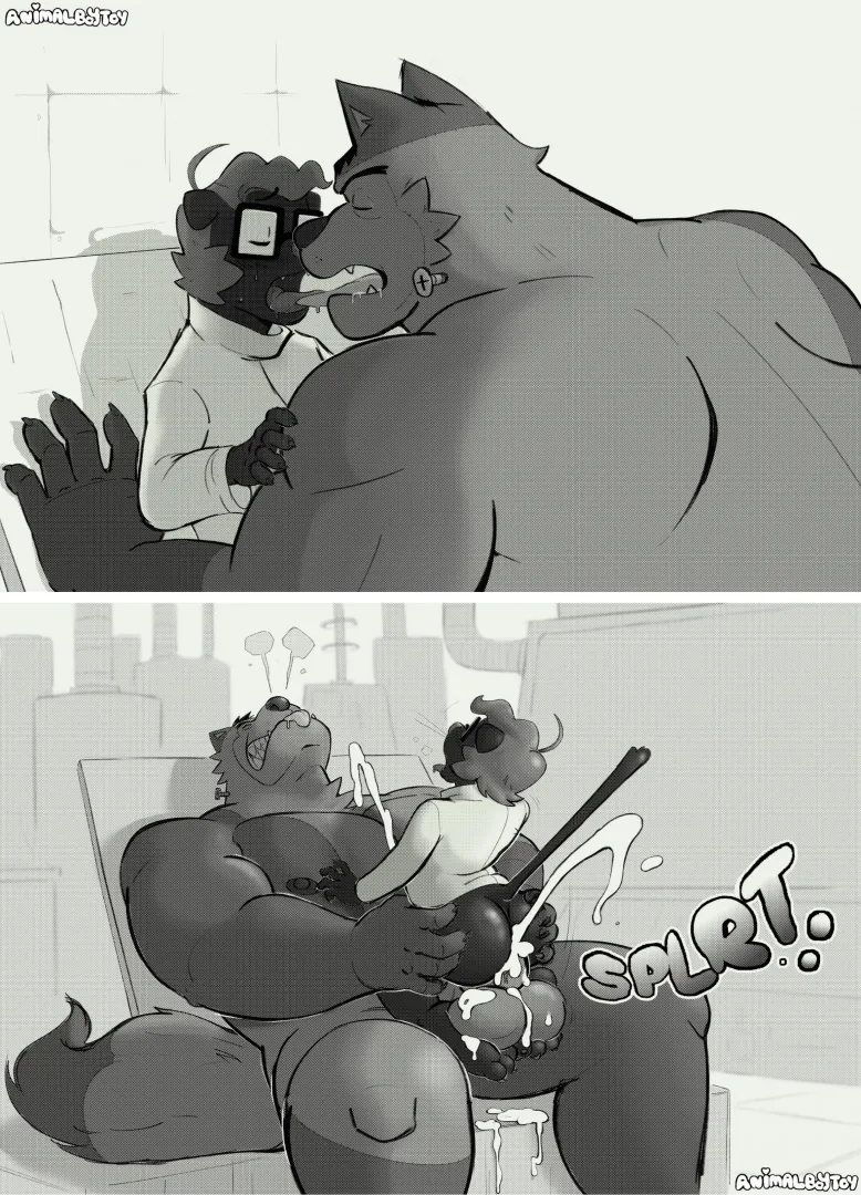 dr. wolfenstein and his creation (animalboytoy)