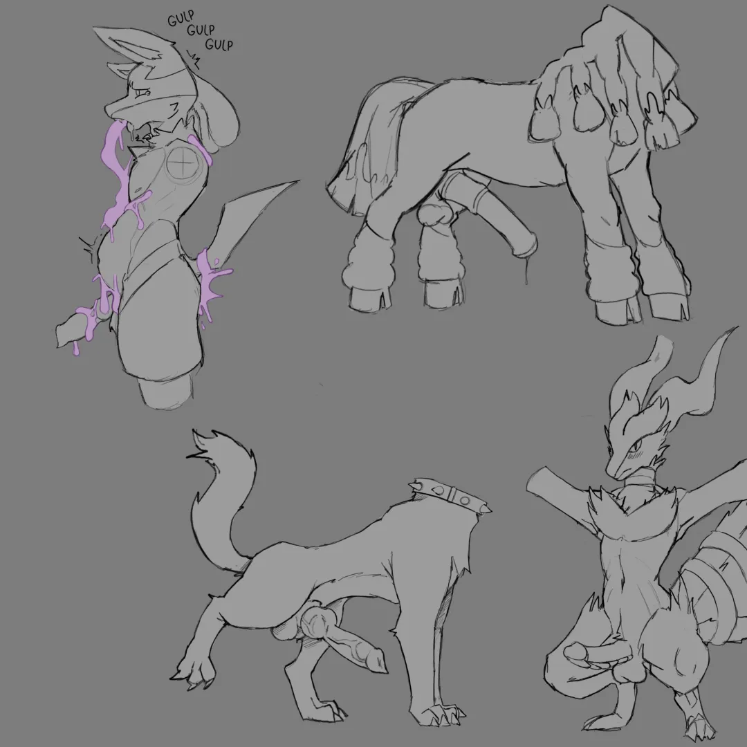 Draft test (art by me) (feral) [M]