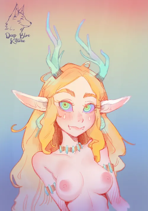 Dragon princess Zelda (Deep Blue Kitsune)