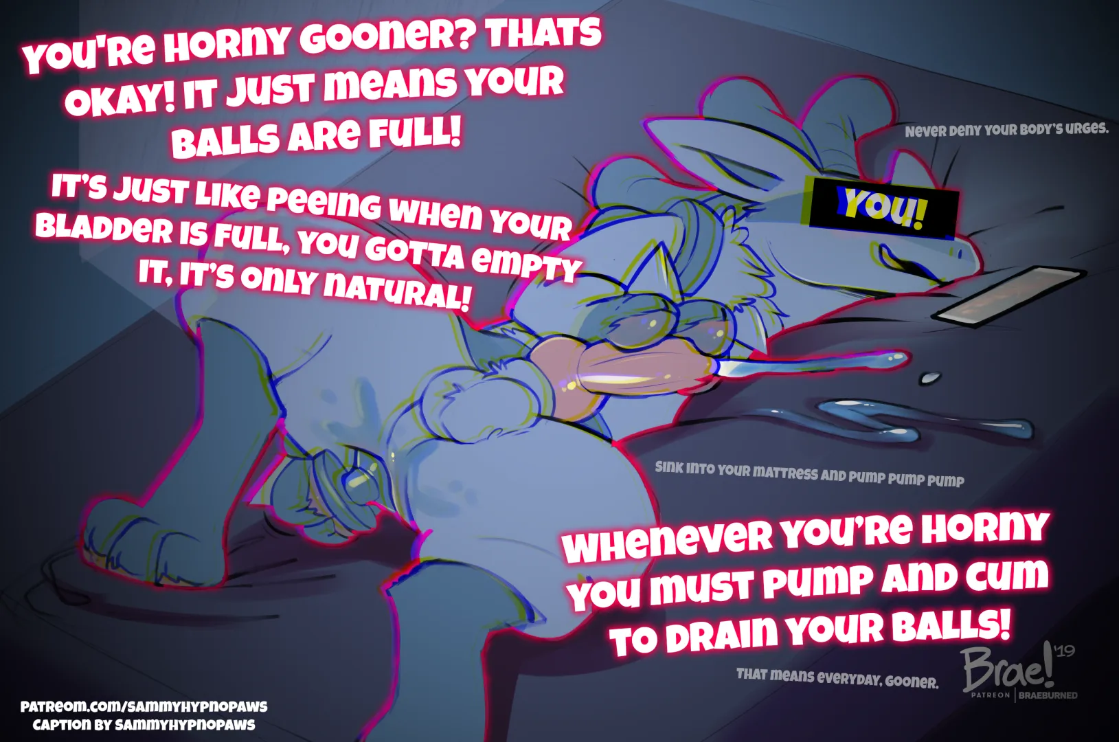 Draining your cumtanks everyday is normal and good for you! Its only natural <3