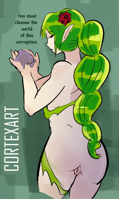 Dryad Terraria Fanart  (CortexArt) [F]