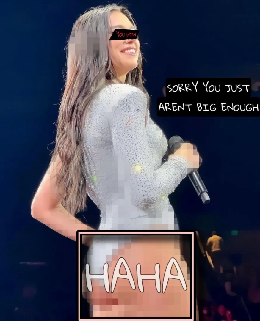 Dua Lipa is not impressed with your size