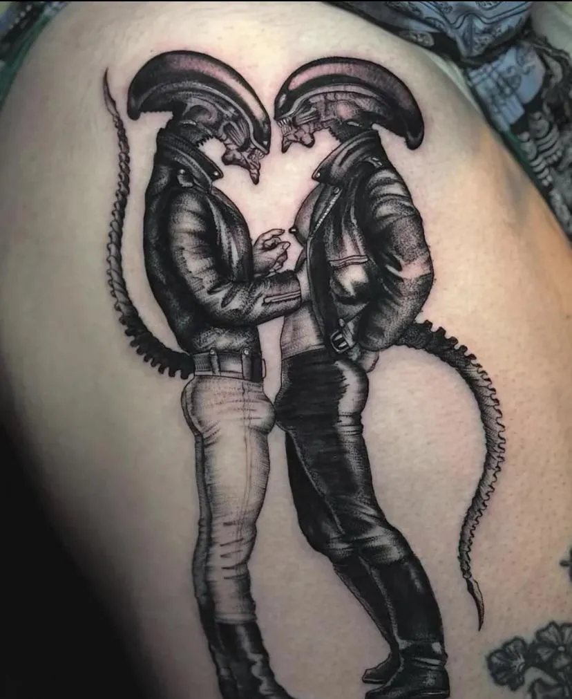 Dudes, aliens, tattoos, and Tom of Finland all ROCK