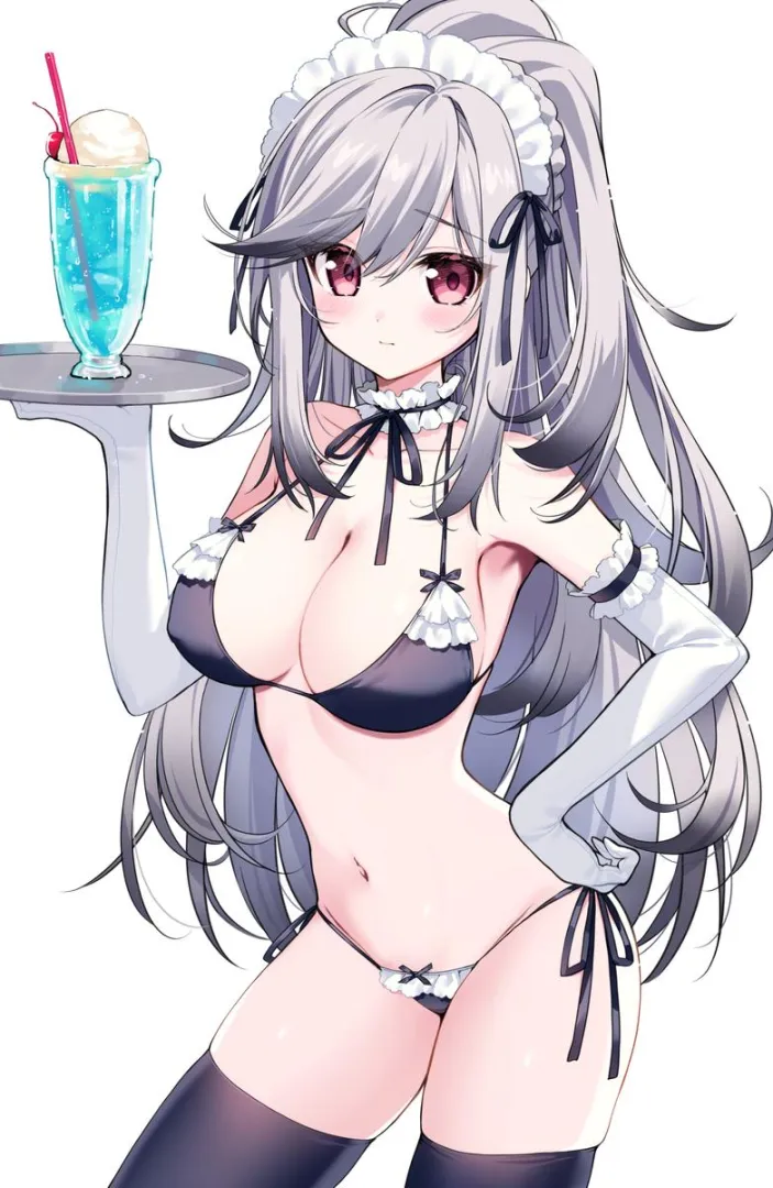 Dunkerque is here to be your cute maid for the day